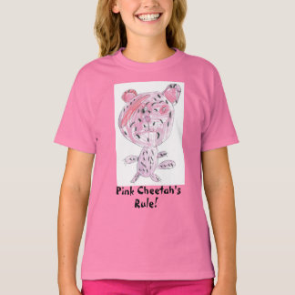 T-shirt Pink Cheetah's Rule !