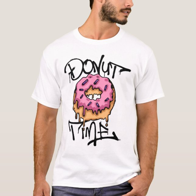 T-shirt Pink Donut Streetwear (Devant)