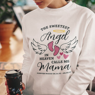 T-shirt PInk Hearts Angel m'appelle maman perte de fille