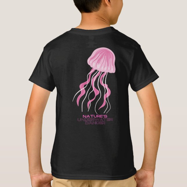 T-shirt Pink Jellyfish : La danseuse sous-marine de la nat (Dos)