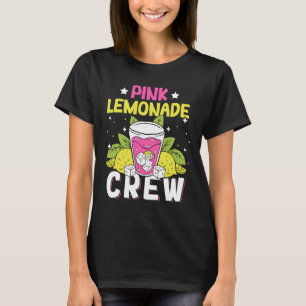 T-shirt Pink Lemonade Crew Lemon Juice Boss 18
