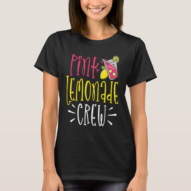 T-shirt Pink Lemonade Crew Lemon Juice Boss 6 (Devant)