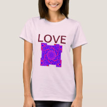 T-SHIRT PINK LOVE WOMEN