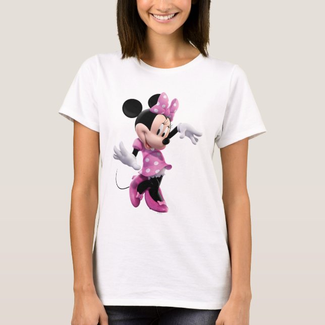 T-shirt Pink Minnie | Agitation et danse (Devant)