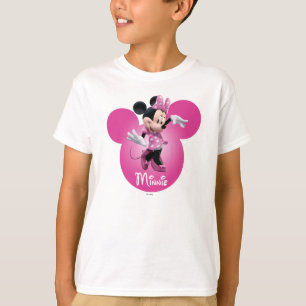 T-shirt Pink Minnie   Icône de tête de micro
