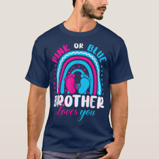 T-shirt Pink or Blue Brother vous aime Fête de la Révélati