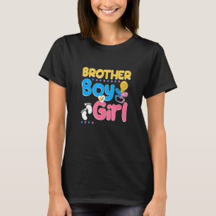 T-shirt Pink or Blue Brother vous aime Meilleur Frère jama