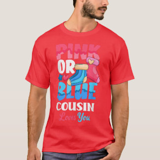 T-shirt Pink or Blue Cousin Aime You Baby Sock Genre Rev