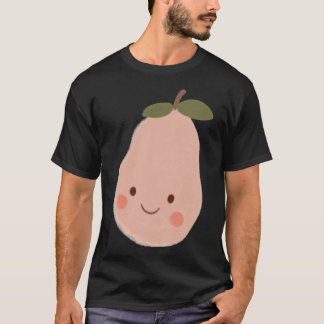T-shirt Pink Pear Cutie Illustraion