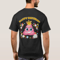 Pink Poop Emoji Joyeuses Filles Anniversaires
