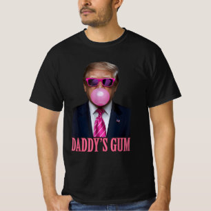 T-shirt Pink Trump 2024 Bubble Gum Daddy's Home