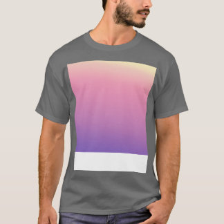 T-shirt Pink violet dégradé Motif Fondu