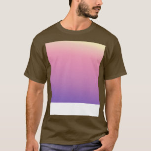 T-shirt Pink violet dégradé Motif Fondu