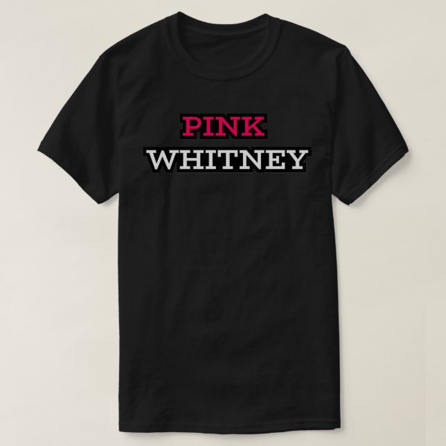 T-shirt Pink Whitney (Design devant)