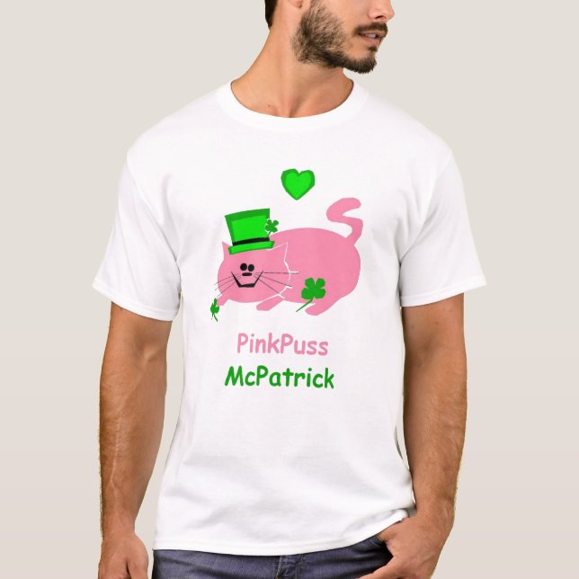 T-shirt PinkPuss McPatrick (Devant)