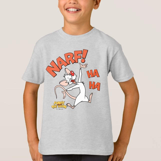 T-shirt Pinky et le cerveau | Pinky "Narf !" (Devant)