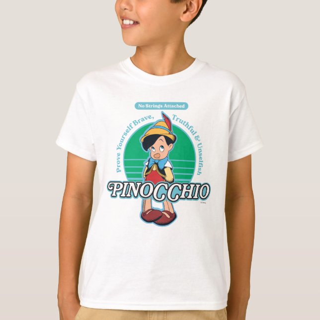 T-shirt Pinocchio | No Strings (Devant)