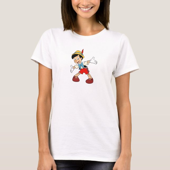 T-shirt Pinocchio Pinocchio souriant Disney (Devant)