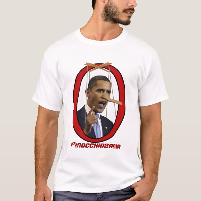 T-shirt Pinocchiobama (Devant)