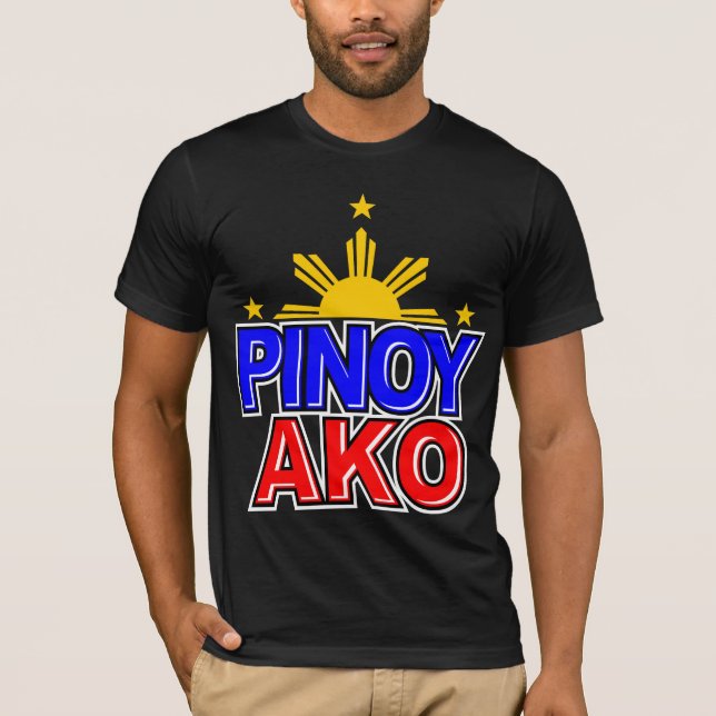 T-shirt pinoy d'ako (Devant)