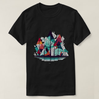 T-shirt Pins Abstraits