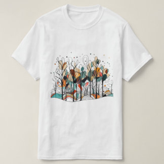 T-shirt Pins Abstraits