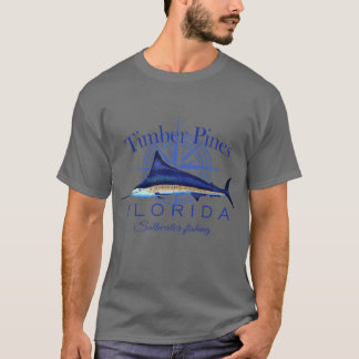 T-shirt Pins de bois Floride Sailfish Billfish Saltwater F
