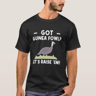 T-shirt Pintade poulet oiseau obtenu