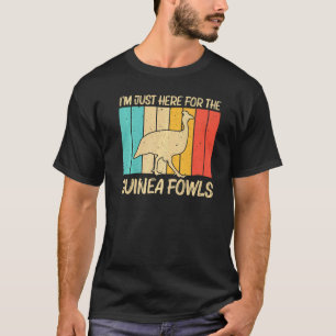 T-shirt Pintade Pour Hommes Femmes Oiseau Ferme De Poulet