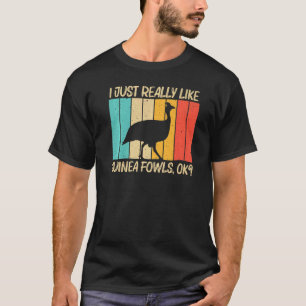 T-shirt Pintade Pour Hommes Femmes Poulet De Guinée