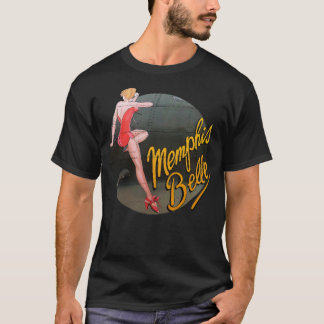 T-shirt Pinup 2ÈME GUERRE MONDIALE B17 Flying Fortress Mem