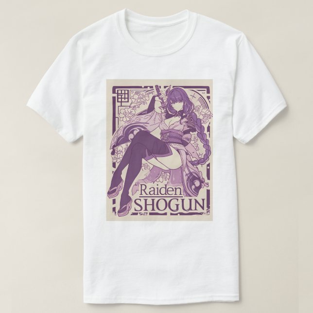 T-shirt Pinup Raiden Shogun 61 (Design devant)