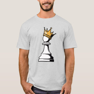 T-shirt pion avec une couronne