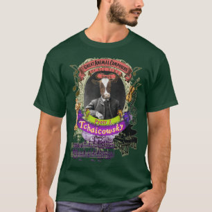 T-shirt Piotr Tchaicowsky Tchaikovsky Cow al Music