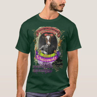 T-shirt Piotr Tchaicowsky Tchaikovsky Cow al Music