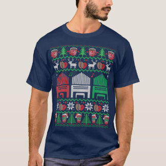 T-shirt Pipe Orgue Vilain Noël Sweet Café Lover Gif