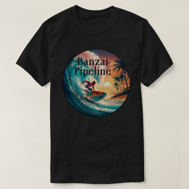 T-shirt Pipeline de Banzai (Design devant)