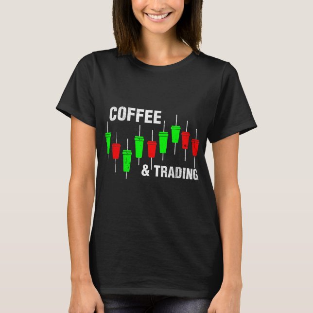 T-shirt Pips De Commerce De Café Forex Jour Du Cfd (Devant)