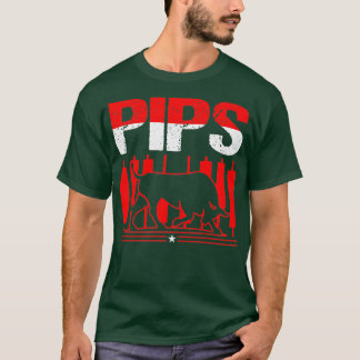 T-shirt Pips Funny Forex Trader Trader Ventilateur Cadeau