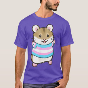 T-shirt Pipsquery Trans Pride Drapeau Hamster