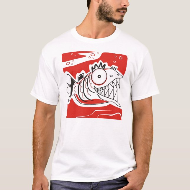 T-shirt piranha (Devant)