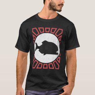 T-shirt Piranha Lover Vintage Retro Style Animal
