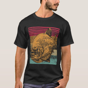 T-shirt Piranha Retro
