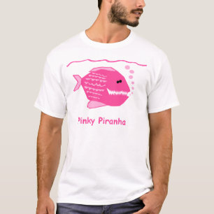 T-shirt Piranha rosâtre