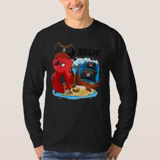 T-shirt Pirate 8 Ans Pirate Anniversaire Pirates Bateau Ar