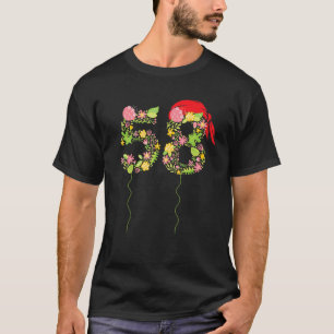 T-shirt Pirate Bandana 58 ans Graphic 58e anniversaire