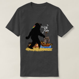 T-shirt Pirate Capitaine Treasure Chest Sasquatch