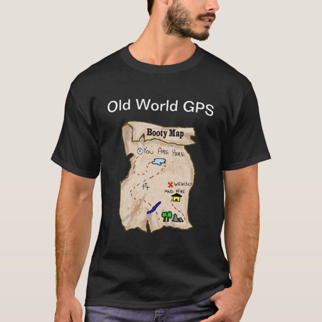 T-shirt Pirate de Booty Map (Devant)