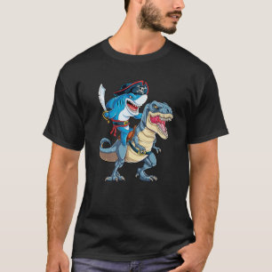 T-shirt Pirate de requin Dinosaure T Rex T Jawsome Garçons