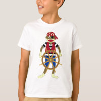 Pirate de singe de chaussette